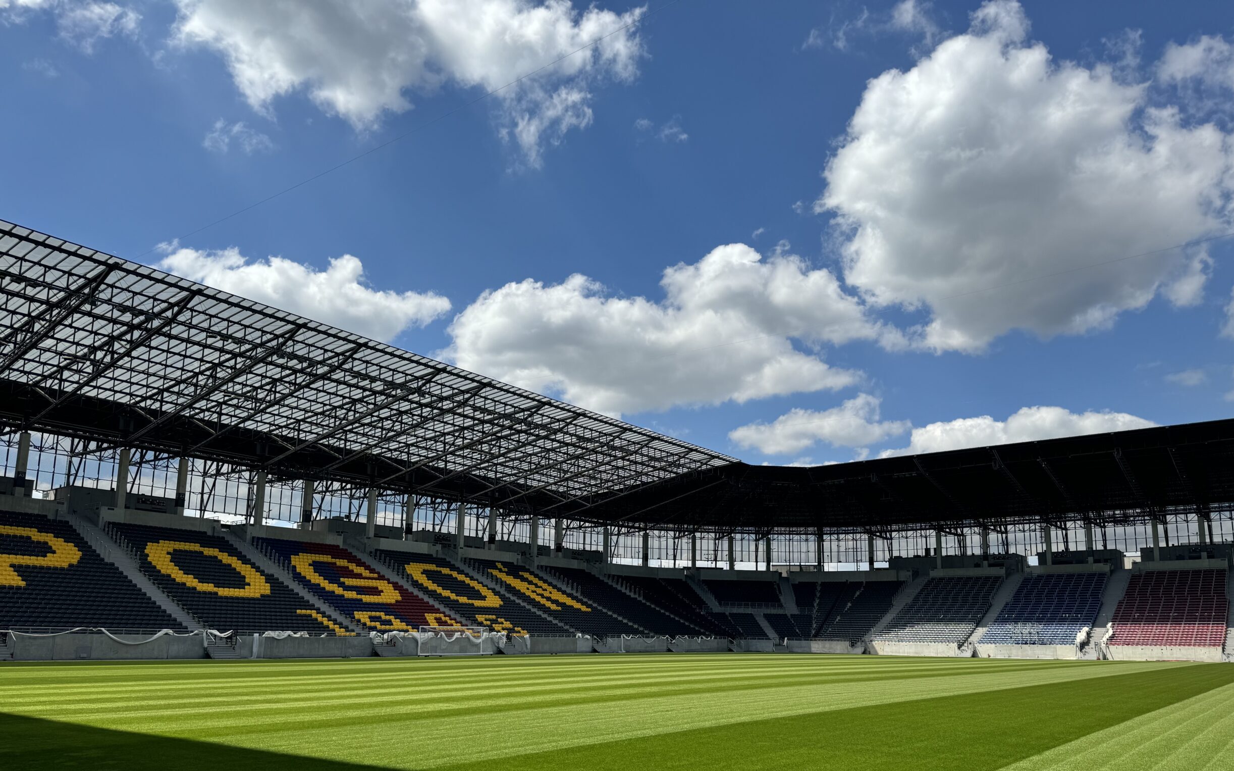 Na zdjęciu Stadion Pogoni im. F. Krygiera